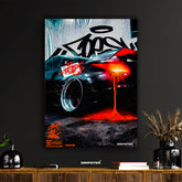 NISMO Street Drip – Urban Graffiti Car Poster